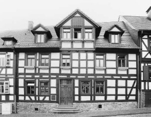 Wohnhaus, Fachwerk; Gelnhausen, Kuhgasse 1