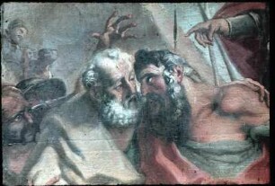 Der Abschied der Apostel Paulus und Petrus vor ihrer Hinrichtung