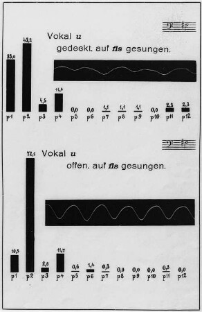 Schallaufnahmen nach Martens-Leppin, Vokal u : Technikgeschichte | Physik | Akustik | Schallschwingungen und ihre photographische Wiedergabe