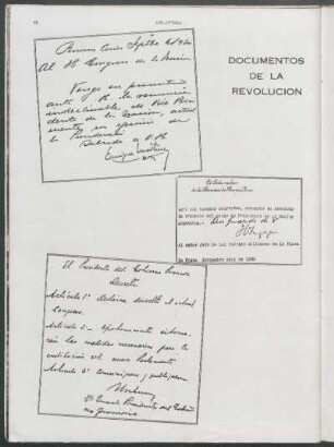 Documentos de la Revolución