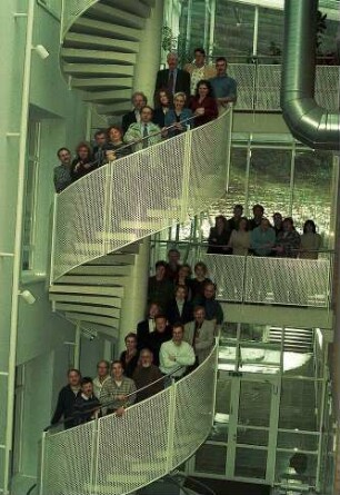 Freiburg im Breisgau: SWF-Studio und Gruppenfoto der Mitarbeiter