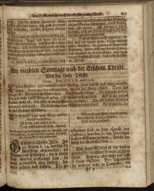 Am vierdten Sonntage nach der Erschein. Christi. - Am fünfften Sonntage nach der Erscheinung Christi.
