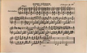 Original-Compositionen für Zither, 9. op. 20: Schneeglöckchen: Steyrer-Ländler