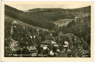 Kipsdorf. Blick auf Kipsdorf mit Bärenfels