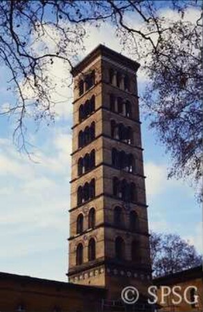 Potsdam, Park Sanssouci, Marlygarten, Schloss Marly, Friedenskirche.
