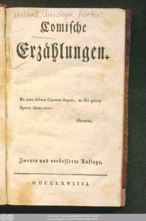 Comische Erzählungen