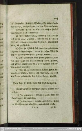 Von den Krankheiten der Schwangern