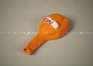 Luftballon mit Wahlwerbung - "CDU"