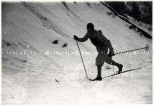 Der 18-km Langlauf der Herren bei der Winterolympiade 1936