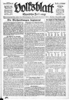Volksblatt : Lippische Zeitung, Detmold