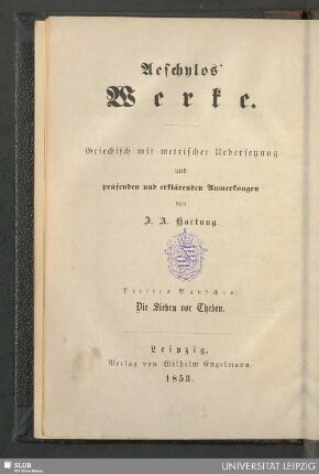 3: Aeschylos' Sieben vor Theben