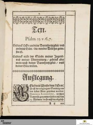 Christliche LeichPredig/ gehalten bey der Begräbnuß Herrn Johann Cunrad Brotbecken/ &c.