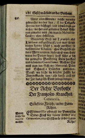Der Achte Vorbothe Der Frantzosen-Kranckheit.