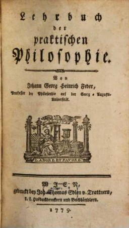 Lehrbuch der praktischen Philosophie