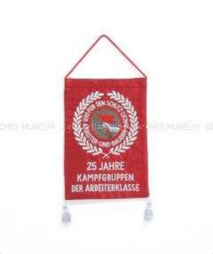 Wimpel der Kampfgruppen der Arbeiterklasse