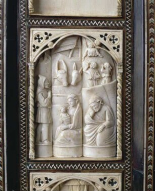 Fiesole-Altar — Hirtenverkündigung und Anbetung der Hirten