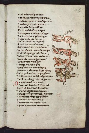 Furcht, Begierde, der geizige Mann, Geiz; (Buch 3)