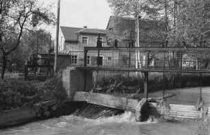 Triebischtal-Munzig-Nieder-Munzig. Wehr der Pappenfabrik