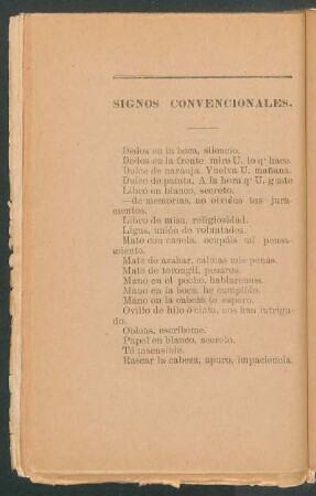 Signos convencionales