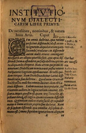 Institutiones dialecticae : libri octo