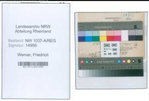 Entnazifizierung Friedrich Werner , geb. 00.00.0000 (Rechtsanwalt)