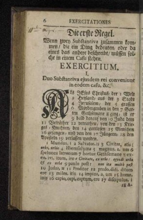 Die erste Regel. [bis Die vier und zwantzigste Regel.]