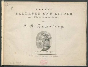 H. 1: Kleine Balladen Und Lieder mit Klavierbegleitung