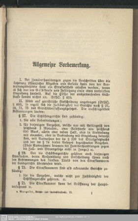 IX. [i.e. XI.] Zölle und Steuern