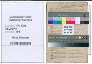 Entnazifizierung Heinrich Poell , geb. 27.03.1893 (Angestellter)