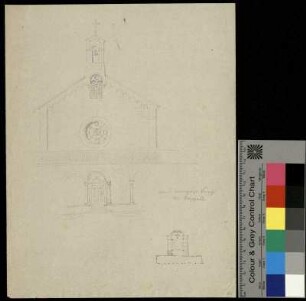 Westfassade der Christuskirche in Boppard mit Vorhalle