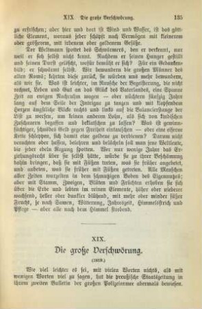 XIX. Die große Verschwörung. (1819.)