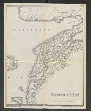 Karte 1: Dardanellen und Gallipoli.