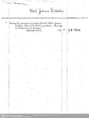 Meil, Johann W.