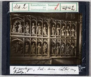 Kopenhagen, Nationalmuseum: Altar mit Marienkrönung