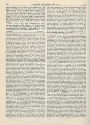 435-437 [Rezension] Buonaiuti, Ernesto, Ricerche Religiose. Vol. V