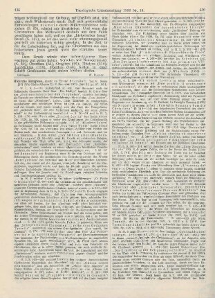 435-437 [Rezension] Buonaiuti, Ernesto, Ricerche Religiose. Vol. V