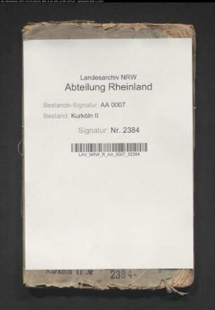 Aufnahme aller urbaren im Amt Liedberg gelegenen Gründe