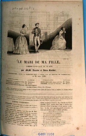 Le mari de ma fille : comédie-vaudeville en un acte