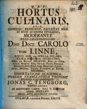Hortus culinaris