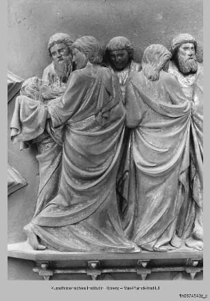 Türreliefs : Szenen Johannes' des Täufers : Grabtragung