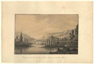 Bingen and the junction of the Nare and the Rhine