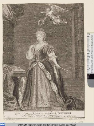 Wilhelmina Carolina, Königin von England