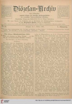 7: Zum Ulmer Münsterjubiläum 1890. Die Altäre und Pfründen im Ulmer Münster, [5] : ein Beitrag zur vorreformatorischen Geschichte desselben