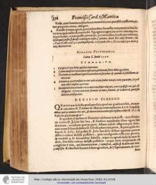 Decisio CLXXXVII