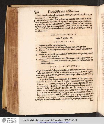 Decisio CLXXXVII