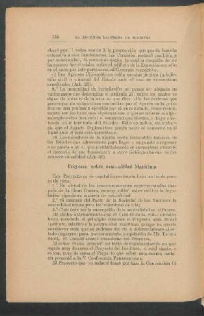 Proyecto sobre neutralidad marítima