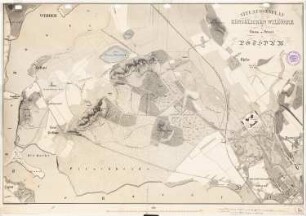 Wildpark im Park Sanssouci, Potsdam: Lageplan, Maßstabsleiste 1:10000