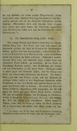 14. Der schmalkaldische Krieg (1546-1547)