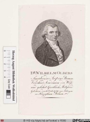 Bildnis (Heinrich) Wilhelm (Matthias) Olbers