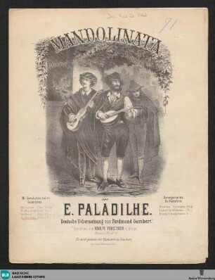 Mandolinata : Souvenir de Rome. Erinnerung an Rom